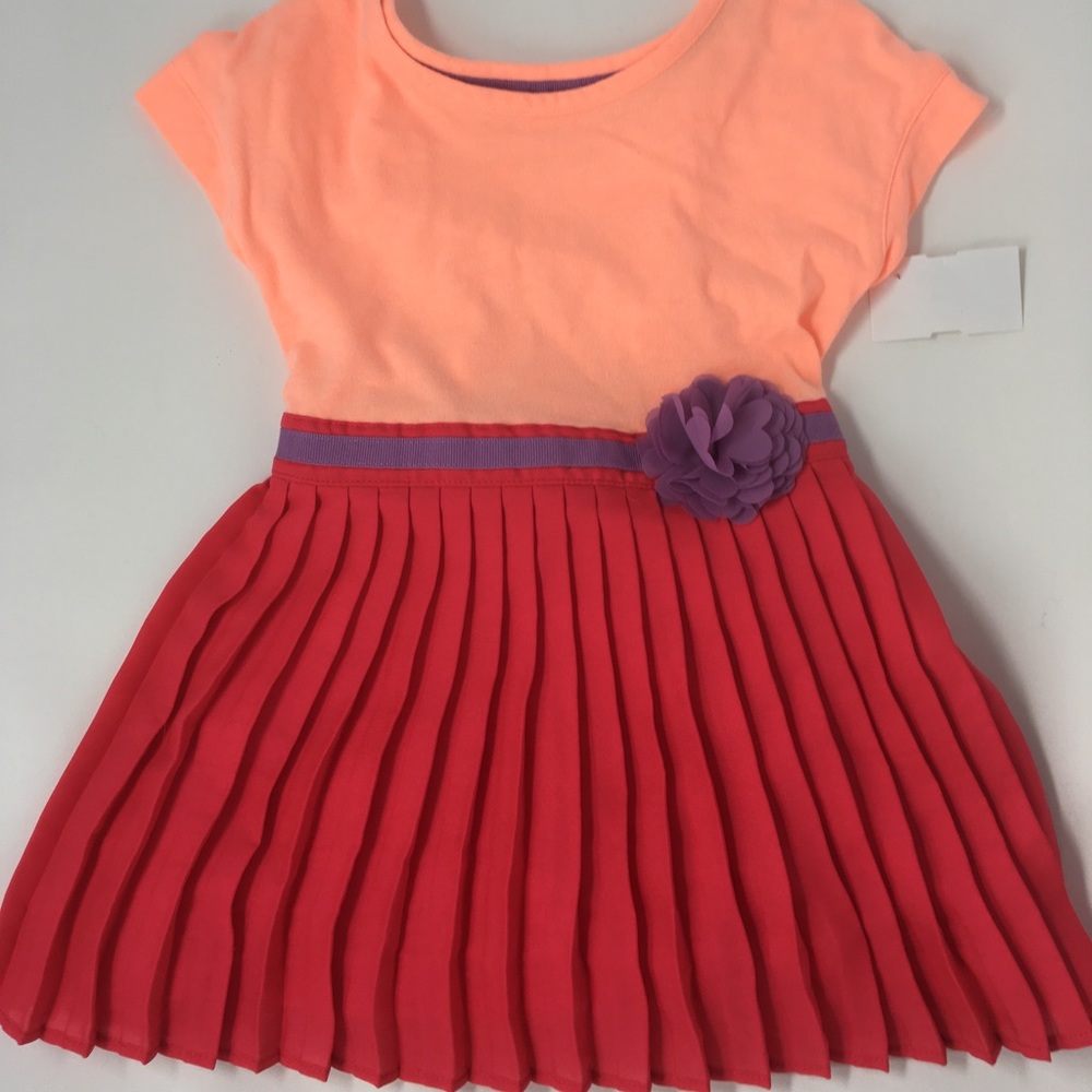 Cherokee baby peach and red dress